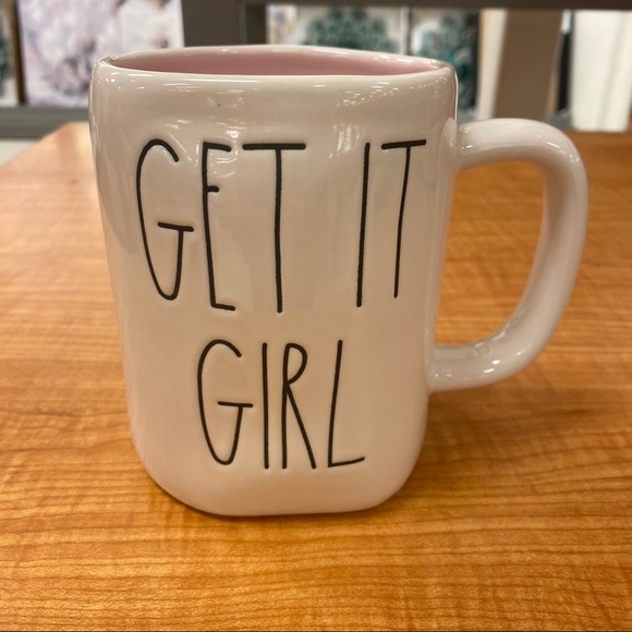 Rae Dunn Other - Rae Dunn Pink and White 'Get It Girl' Mug